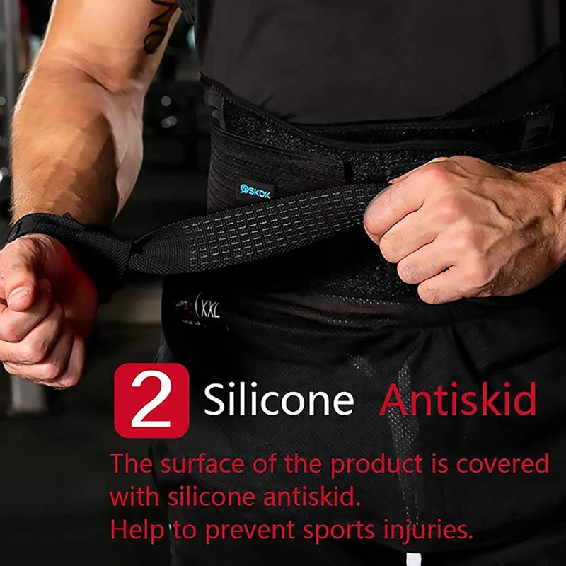 Weightlifting Wrist Straps Strength Training Adjustable Non-Slip Gym Fitness Lifting Strap Wrist Support Sports Grip Band