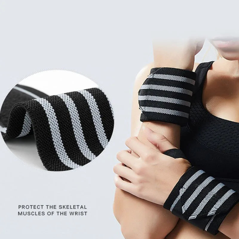 1 PCS Wristband Wrist Support Brace Straps Extra Strength Weight Lifting Wrist Wraps Bandage Fitness Protective Equipment
