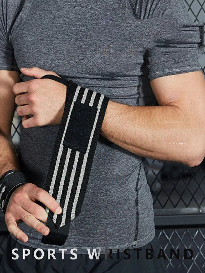 1 PCS Wristband Wrist Support Brace Straps Extra Strength Weight Lifting Wrist Wraps Bandage Fitness Protective Equipment