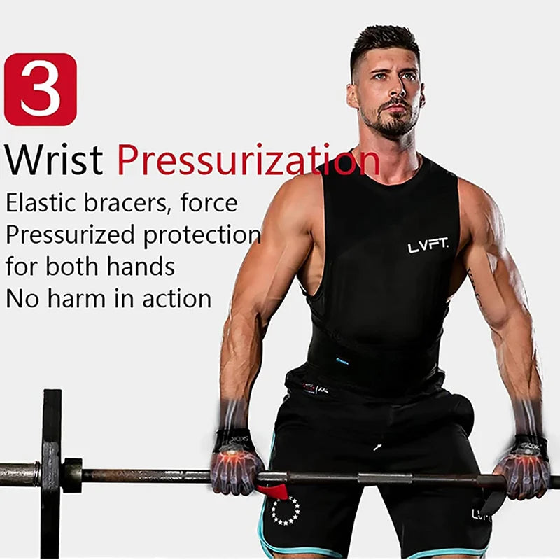 Weightlifting Wrist Straps Strength Training Adjustable Non-Slip Gym Fitness Lifting Strap Wrist Support Sports Grip Band