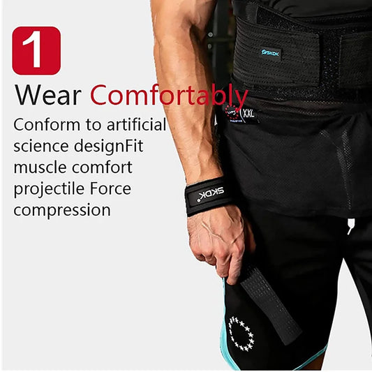 Weightlifting Wrist Straps Strength Training Adjustable Non-Slip Gym Fitness Lifting Strap Wrist Support Sports Grip Band